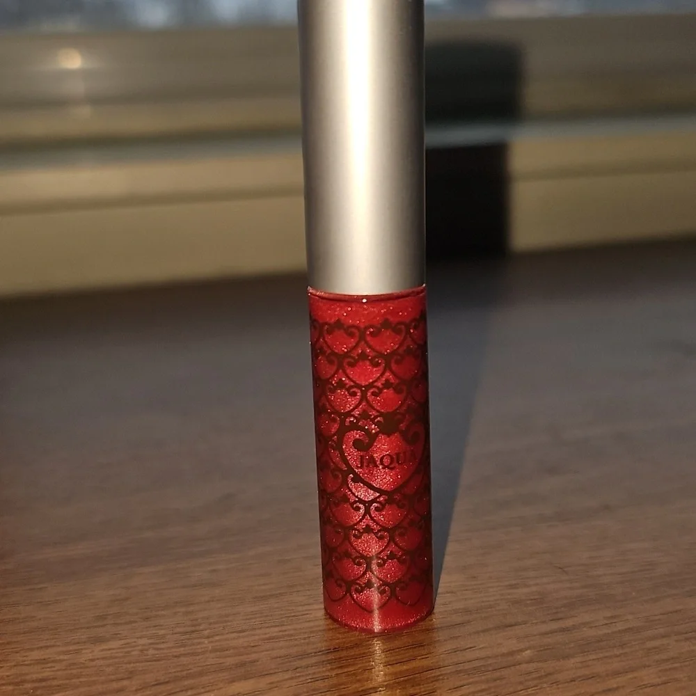 NIB Jaqua Beauty Raspberry Buttercream Frosting Lip Whip Lip Gloss With Shimmer